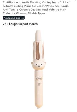 Automatic hair curler, new