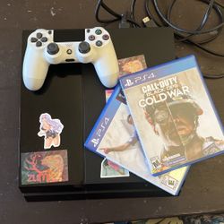 PS4 With Controller And 2 Games