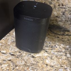 2 Sonos Play One Speakers