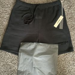 Size Large Stretch Limo Black Essentials Shorts New 