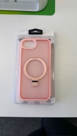 Pink iPhone Case with Ring Stand