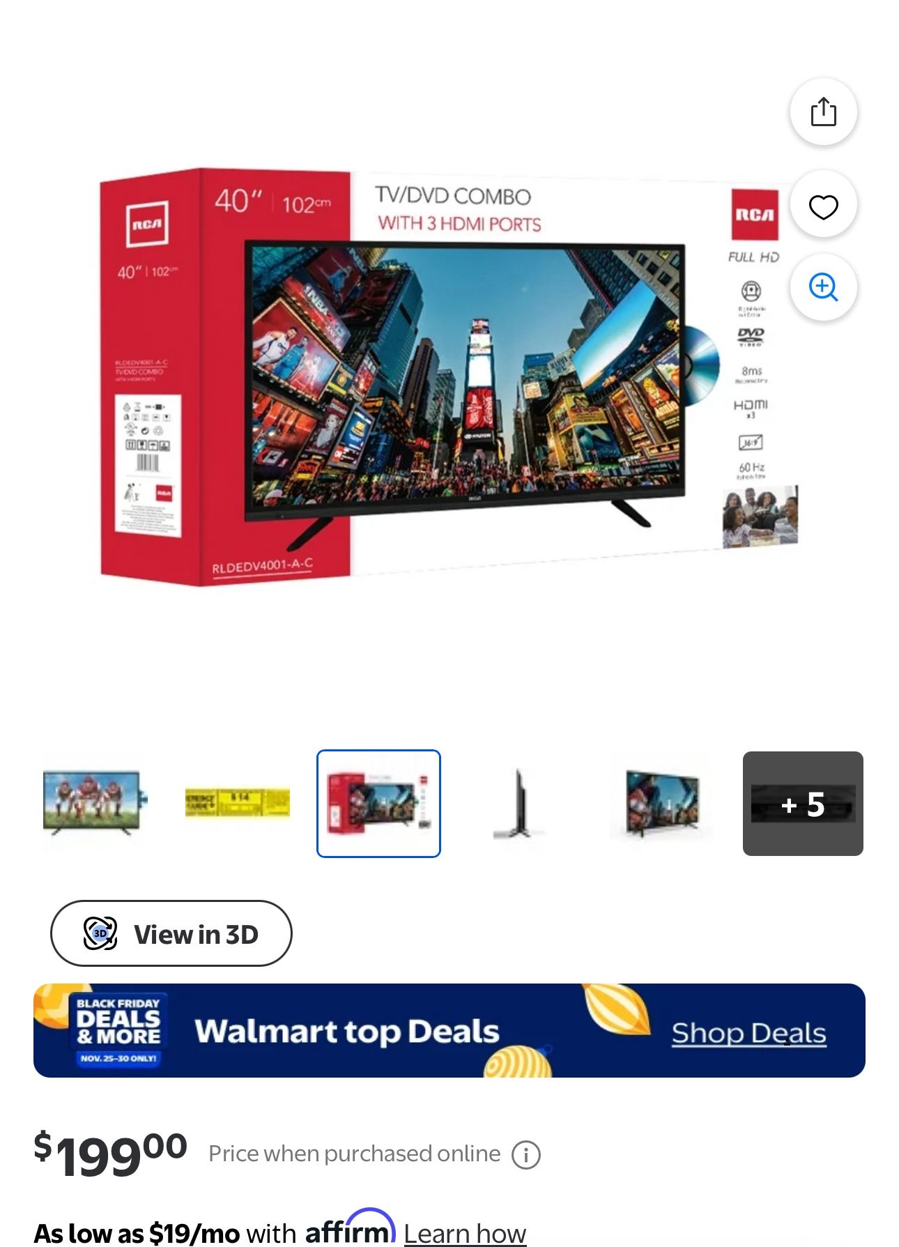 RCA 40 Inch T.V/Monitor