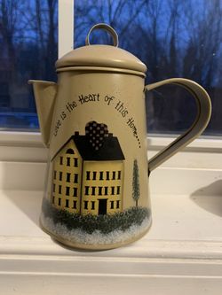 Crazy Mountain Ceramic Tea Pot - CANDLE HOLDER 🕯️ 🫖 