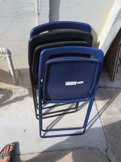 Folding chairs set of 3