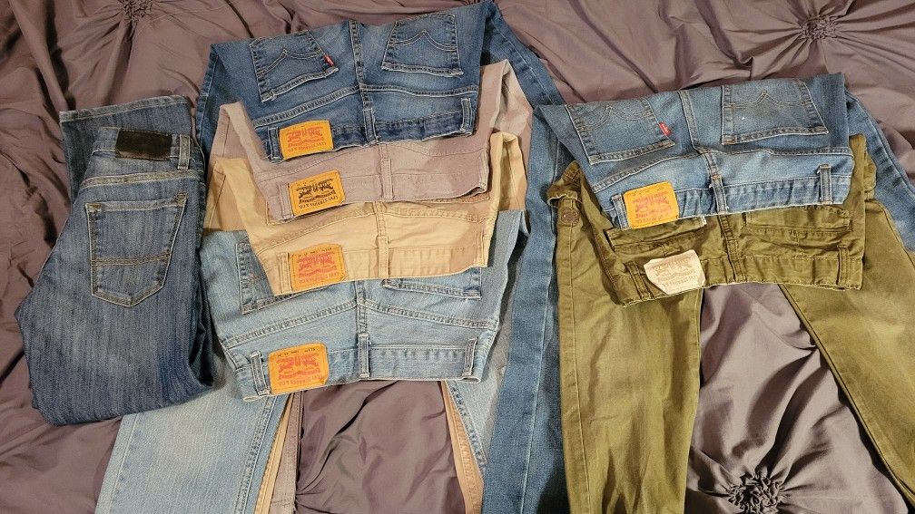 Levi Pants. Big Boy. Size 10 and 12