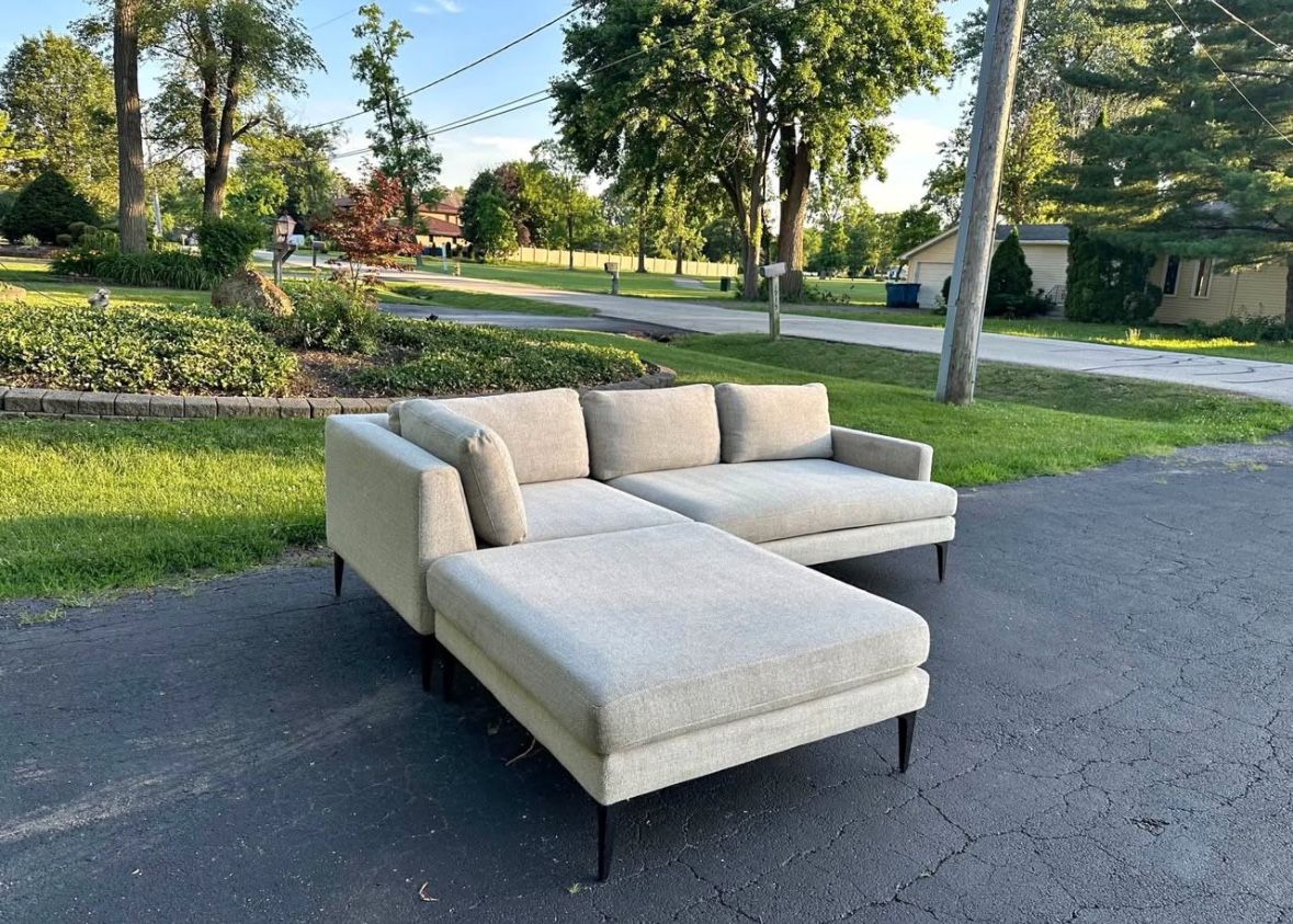 Andes 3 piece sectional by West Elm