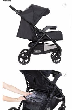 Baby Trend Passport Carriage Stroller with Privacy Net, Ultra Black