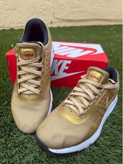 Nike Air Max Zero QS Metallic Gold RARE Red White 789695-700 Men's Size 8.5