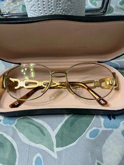 Vintage Gianni Versace gold-tone optical frames