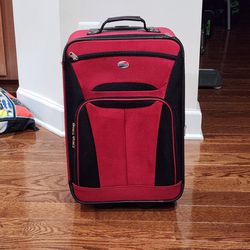Carry-on Small Size Luggage w/ 2-wheel, 14" x 7" x 22" 