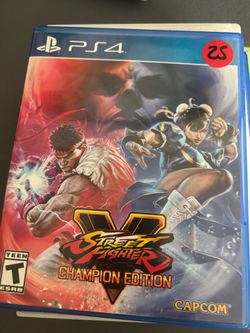 Street Fighter v champion edtion ps4