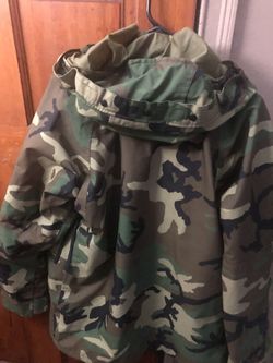 New Army Jacket With Hood 