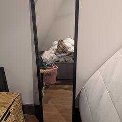 Floor length mirror- black