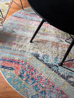 78” Round Rug