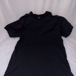 Black plain shirt