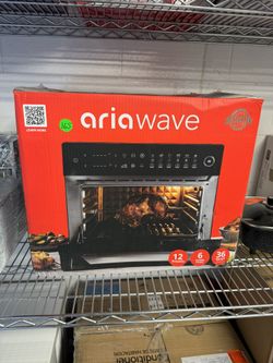 ARIA Ariawave 36 qt. Black Air Fryer Oven