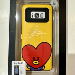 BT21 BTS Samsung Galaxy S8 Phone/wallet Case- Tata 