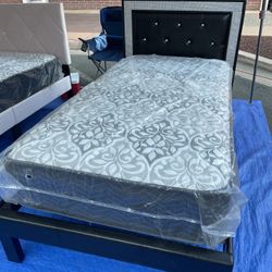 New Twin Bed With Mattress Included! 