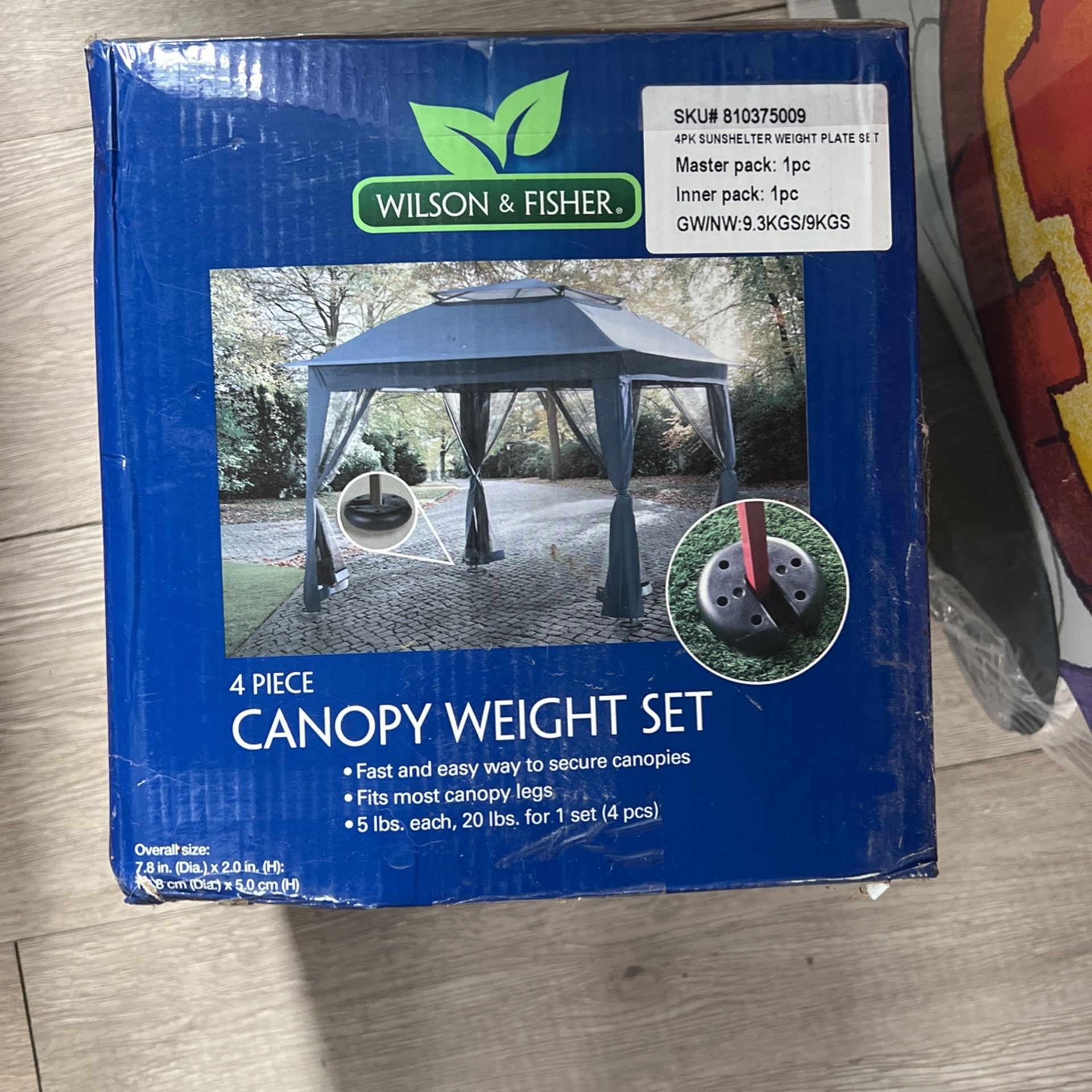 Canopy Weight Set