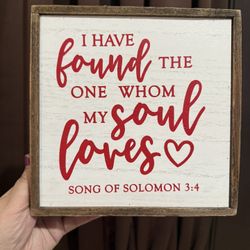 Wood Sign Decoration