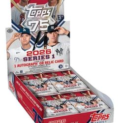 2026 Topps Series 1 Hobby Box Sealed Case
