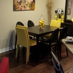 Small Black Dinner Table 