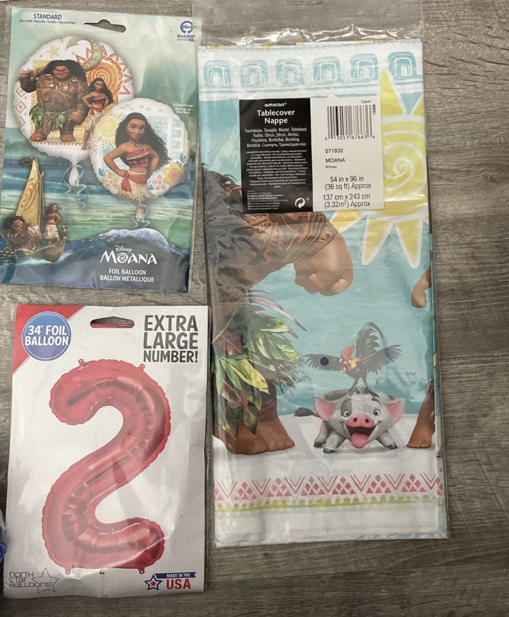 Moana Birthday Decorations