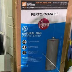 New 40 gal Gas Water Heater (installation included)