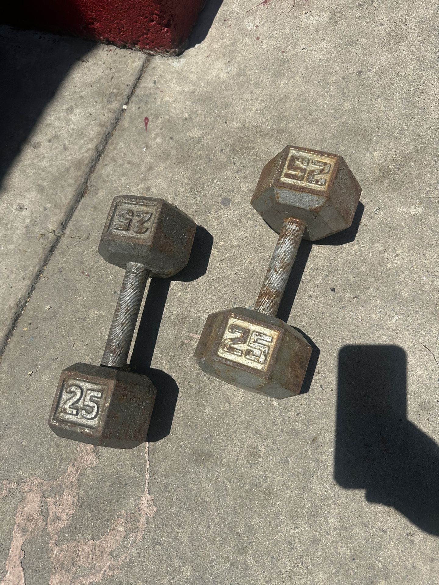 25 Pound Dumbbells