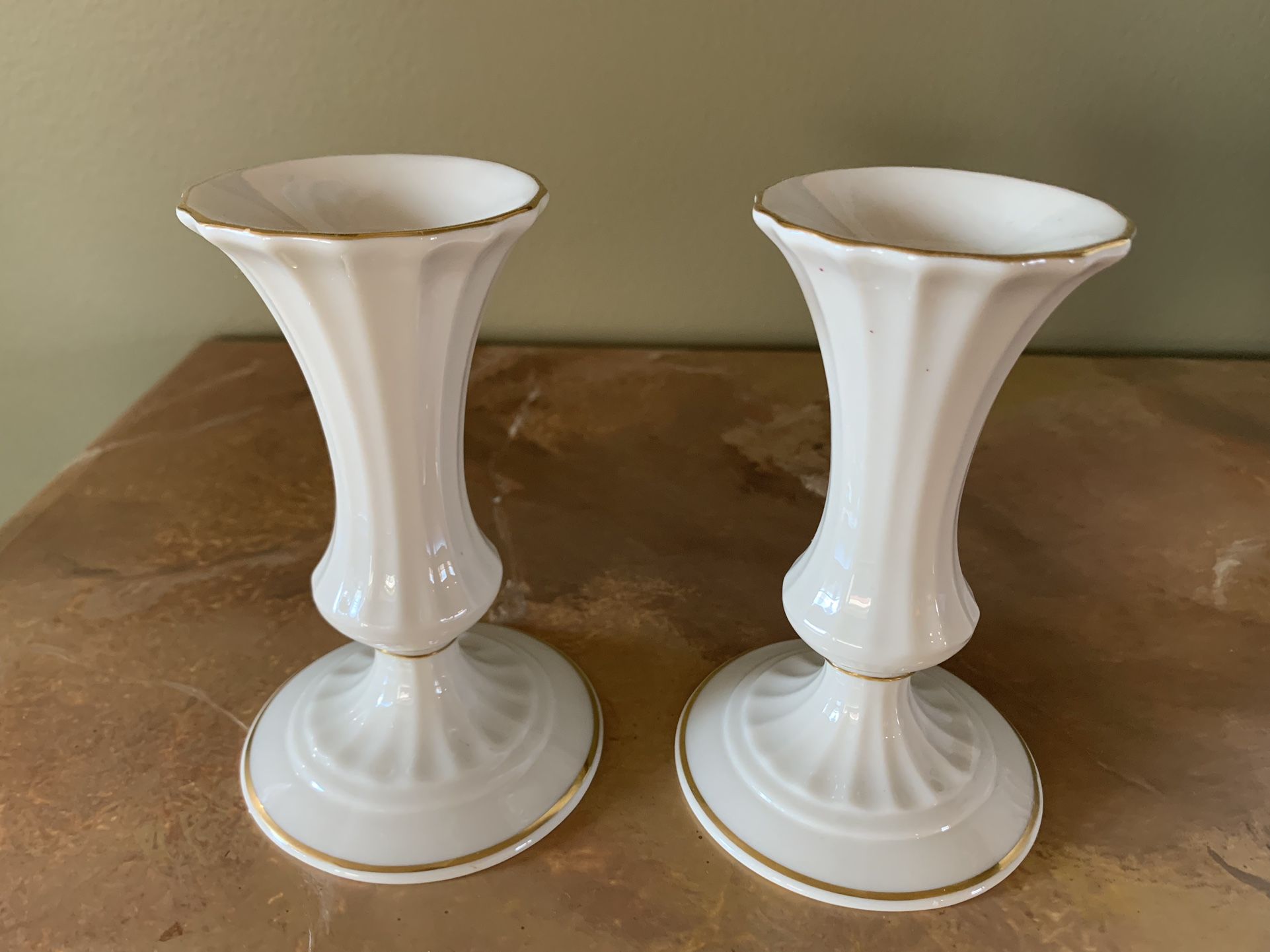 LENOX Candle Holders—Pair