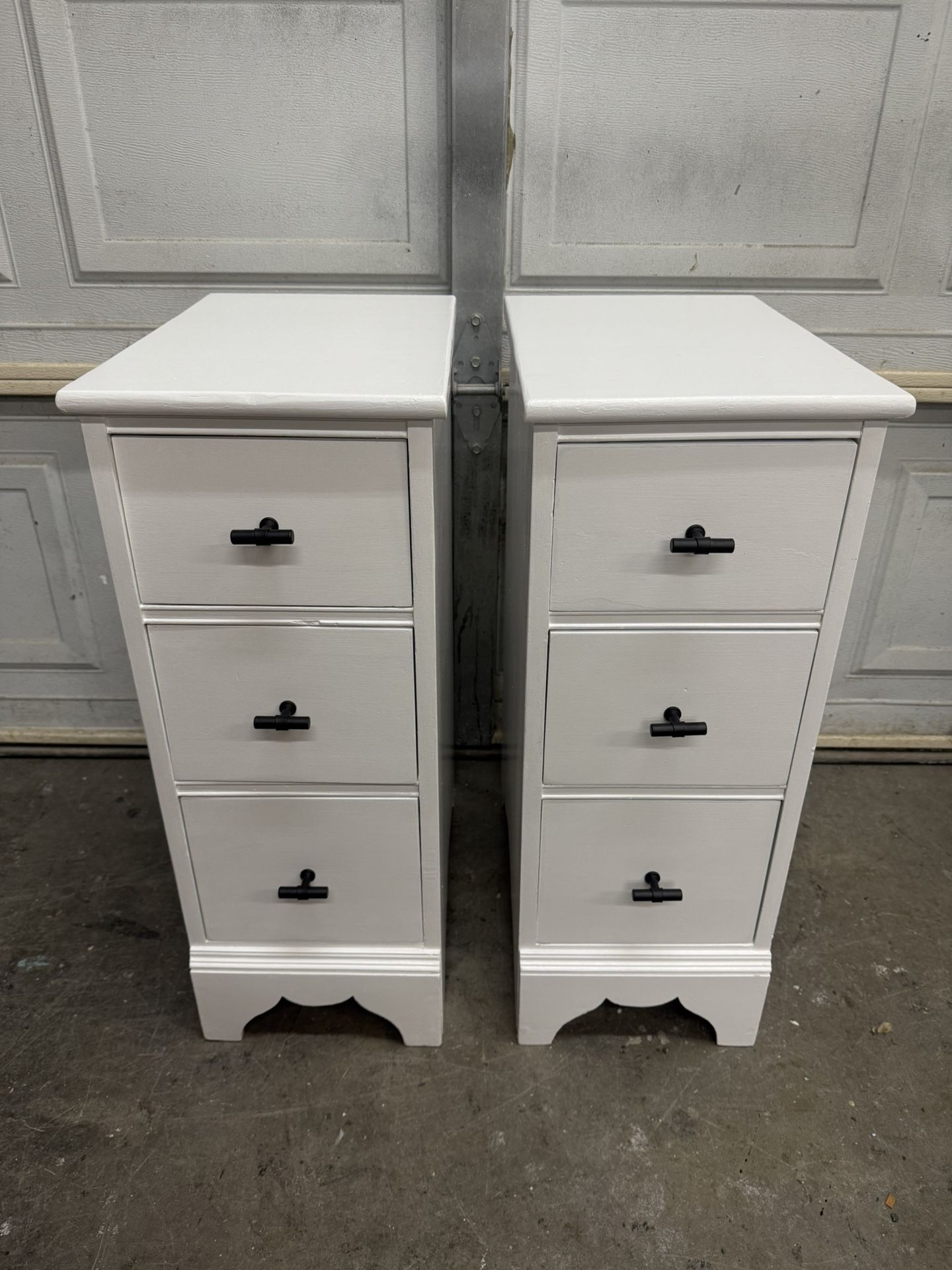 Wooden Nightstand Set