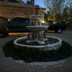 Large Fountain Triple Deck Fountain 