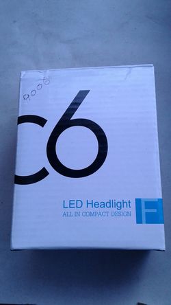 C6 LED HEADLIGHT #9006/HB4 COLOR BLANCOS 6000K NUEVOS EN SU CAJA TENGO DE TODO TIPO DE MEDIDAS NÚMEROS Y LETRAS