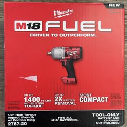 Milwaukee Fuel M18 1/2 in Impact Wrench 