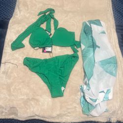 Bathing Suit W/ Cover Skirt