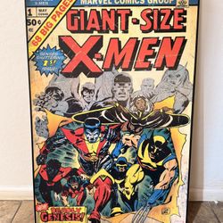 X-Men Wood Poster