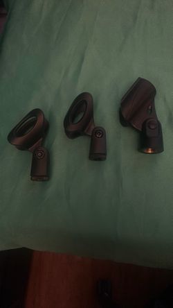 Microphone Clips ā Shure + 2 Extras ā Fits SM58 / PGA58