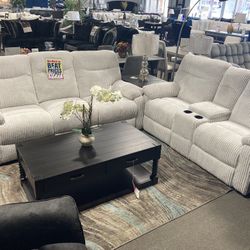 Reclining Sofa Loveseat $1,799! 😃⭐️🩷