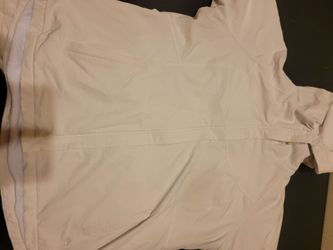 Women's White Softshell Rain Jacket