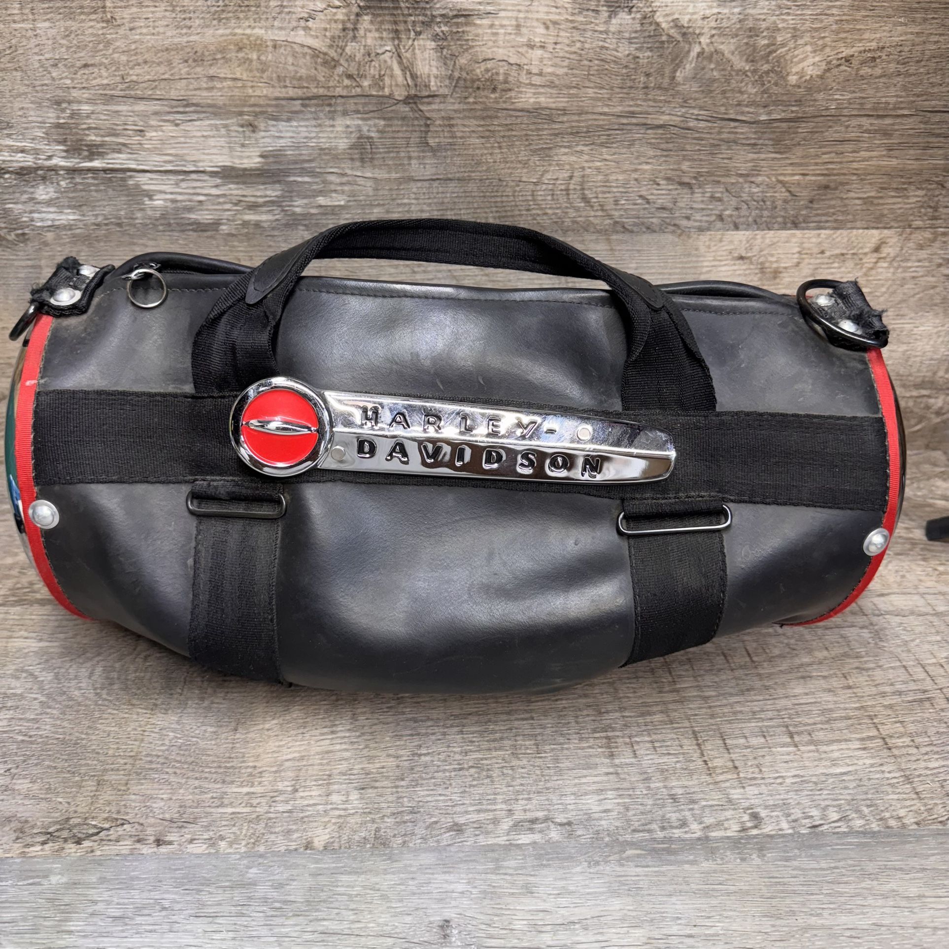 Leather Chrome Duffle ?Chrome Hearts Black Cross Patches Duffle Bag?