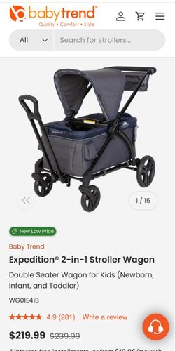 BabyTrend 2-1 stroller wagon