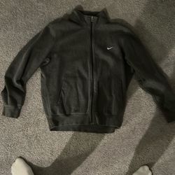 Large Nike Men’s Gray Zip up 