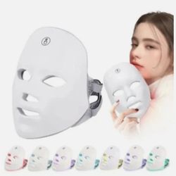 RestoreQure LED Light Mask LED Face Mask 7 Colors For Acne and the Sign Of Aging