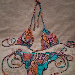 Luli Fama Reversible Bikini Top&Bottom