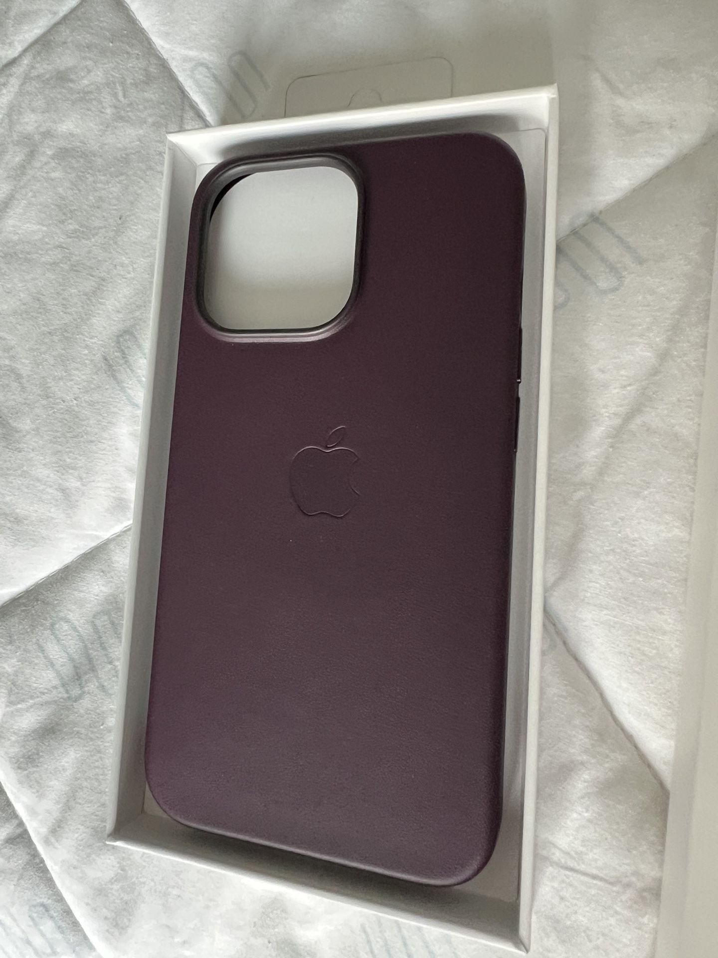 iPhone 13 Pro Dark Cherry Leather Case
