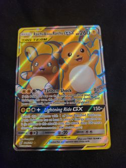 Raichu & Alolan Raichu GX (Full Art) - Pokemon