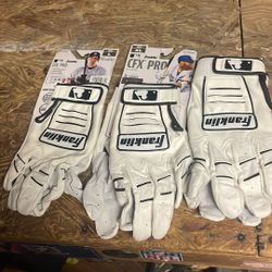 New Franklin  Leather Batting Gloves