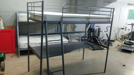 Twin Loft Bed With Desk