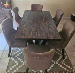6 chair dinning table