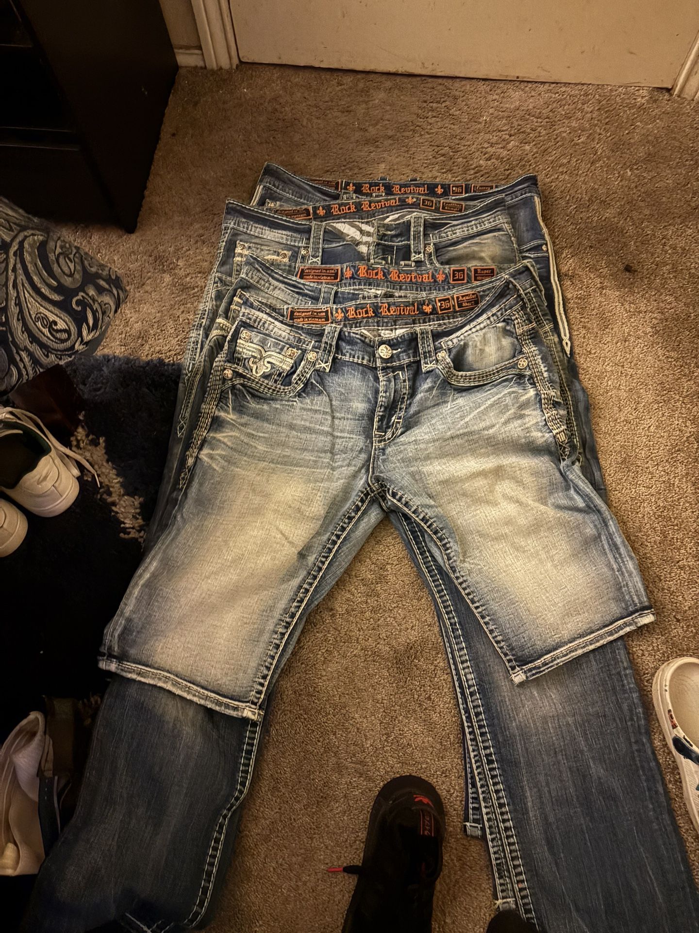 Rock Revival Jeans And Shorts 36/32 Clothing